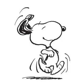 Tattly Snoopy Dancing Temporary Tattoo Pair