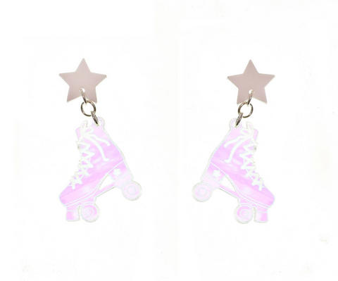 Vinca Earrings - Roller Skate Star