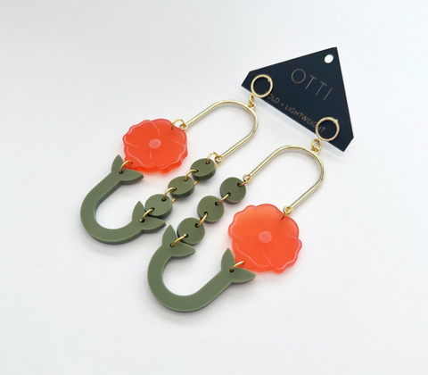 OTTI Poppy Loop earrings