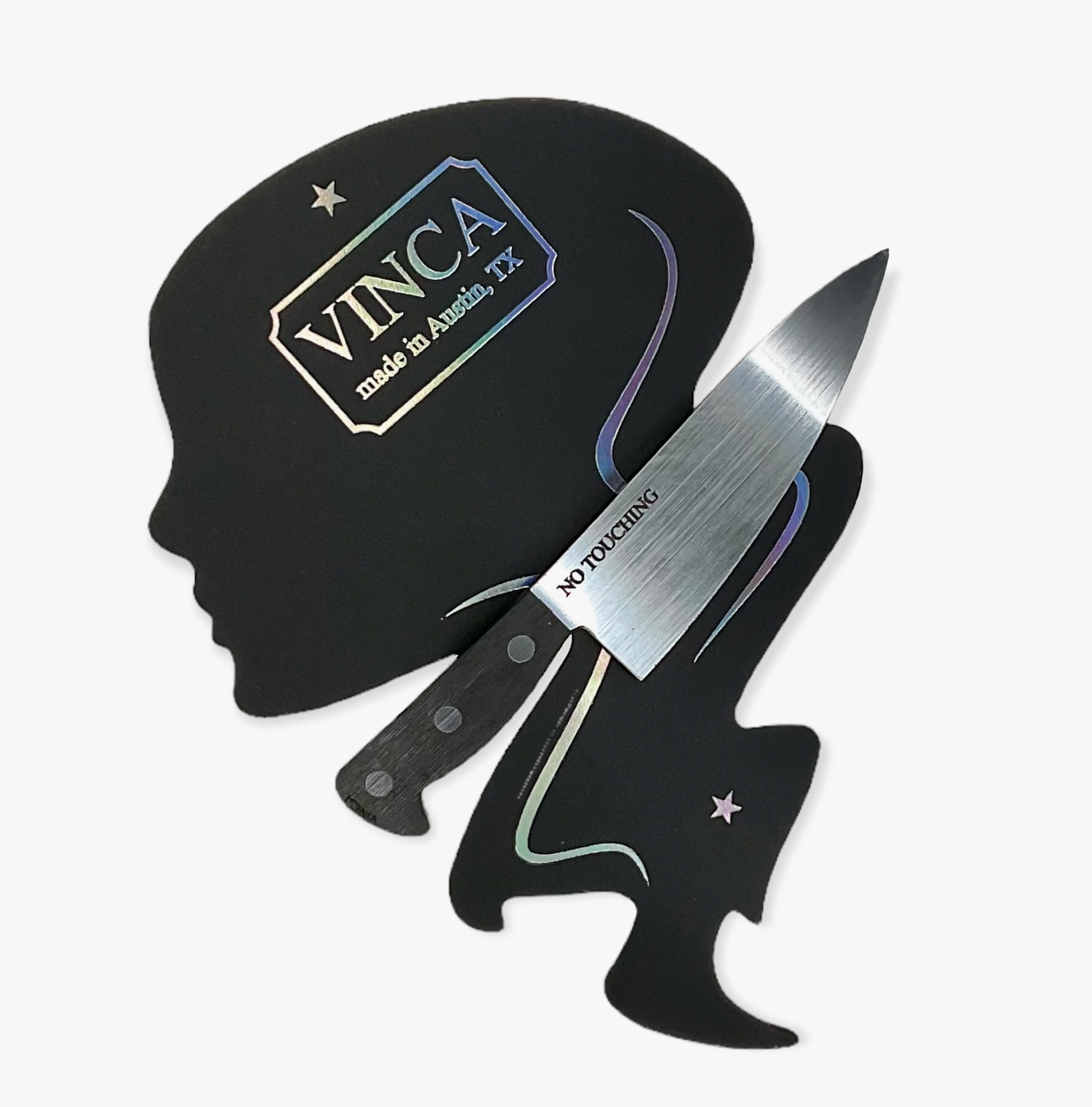Vinca Hair Barrette - Knife 3" No Touching