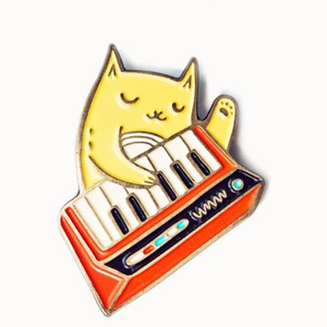 Enamel Pin: Keyboard Cat