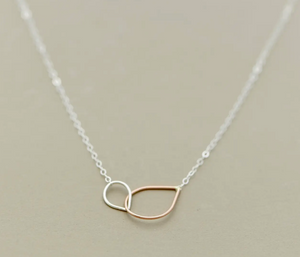 Britta Ambauen Dyad Necklace - Rose Gold and Sterling