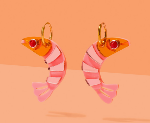 Tribe + Temple Shrimp Hoops