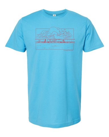 Bitterroot Records T-shirt (Aqua)
