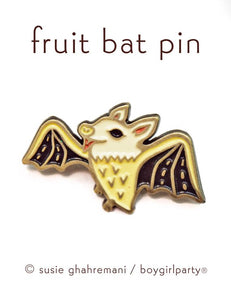 Enamel Pin: Fruit Bat
