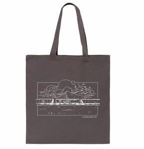 Bitterroot Records Tote - Train (2 color options)