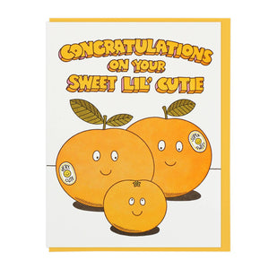 Baby Card: Congratulations On Your Sweet Lil' Cutie