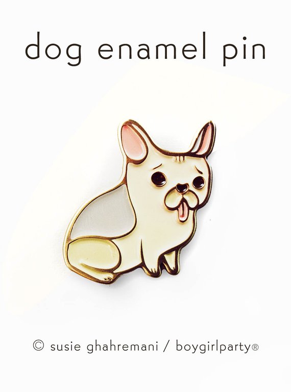 Enamel Pin: French Bulldog