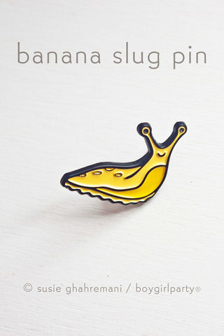 Enamel Pin: Banana Slug