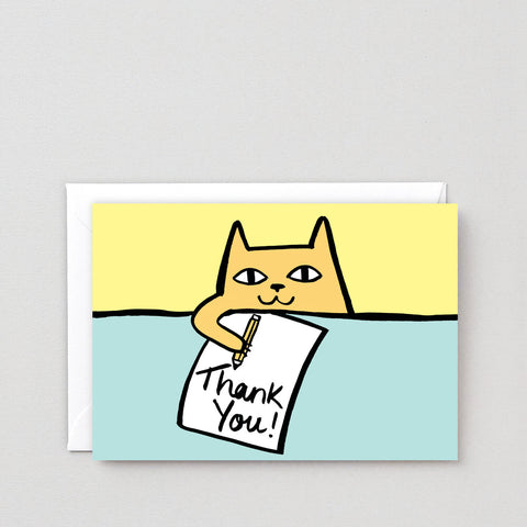 Thank You Card: Cat