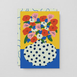 Greeting Card: Cheery Flowers