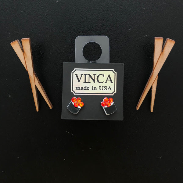 Vinca Earrings - Chopsticks