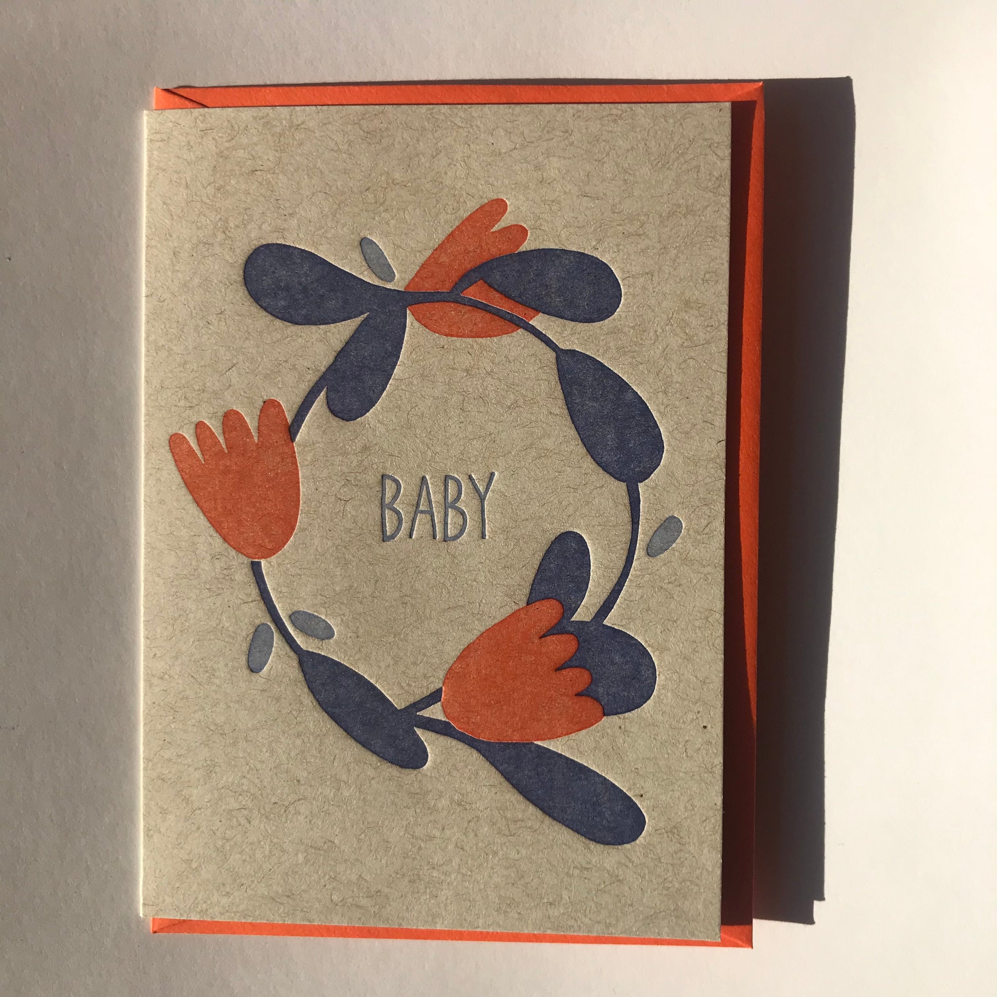 Baby Card: Flowers