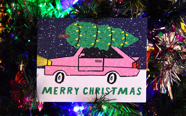 Holiday Card: Christmas Car