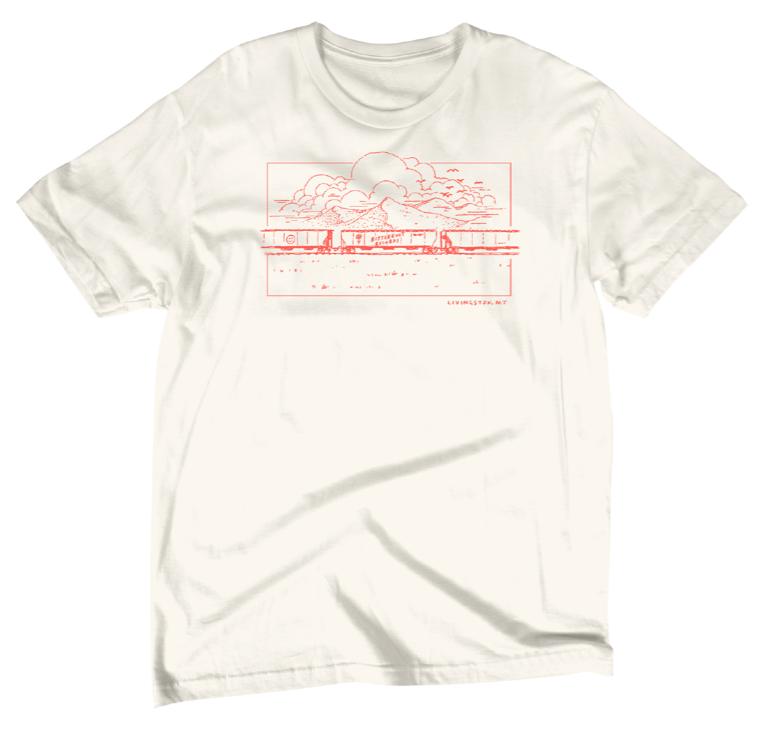 Bitterroot Records T-shirt (WHITE)