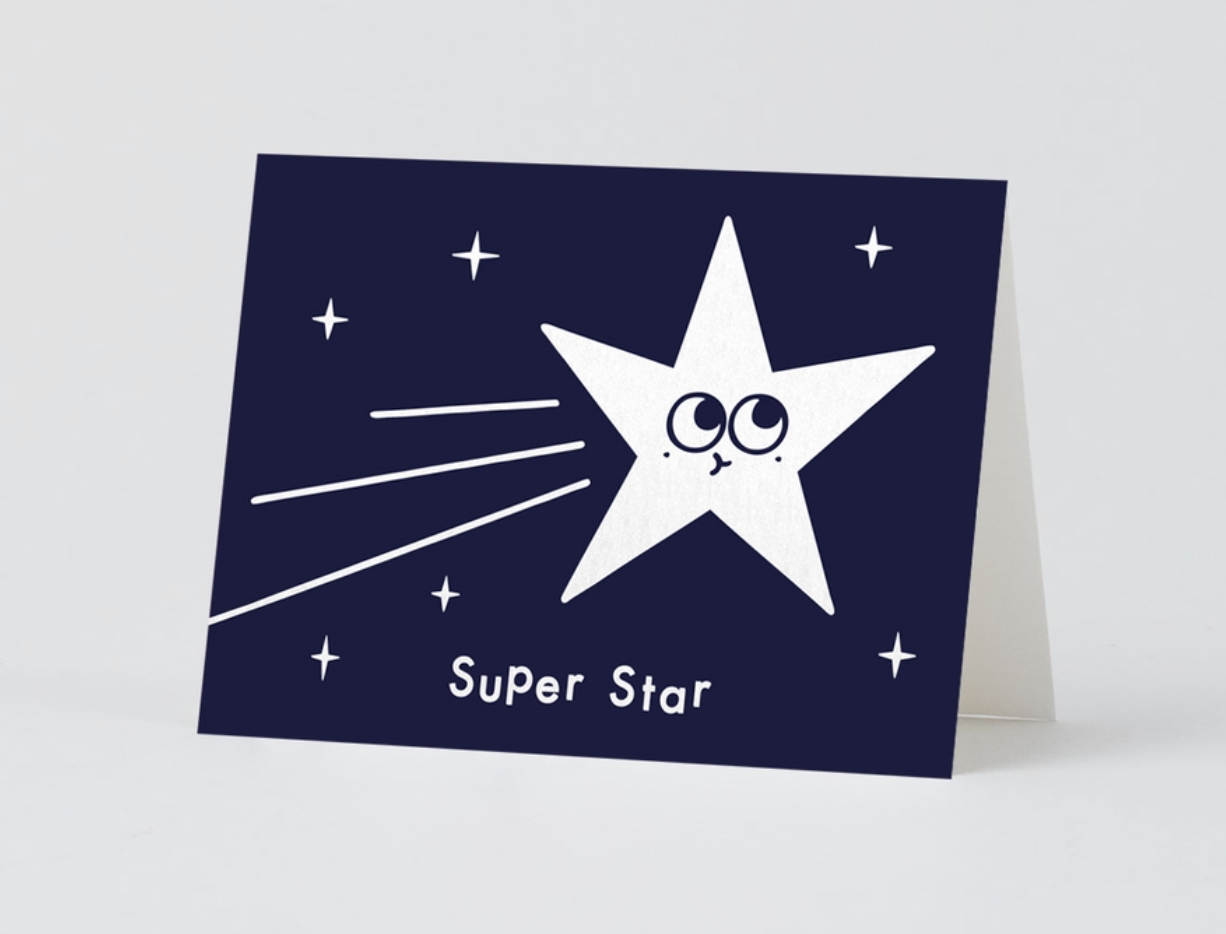 Greeting Card: Super Star
