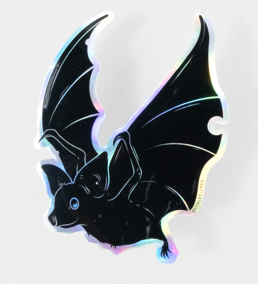 Sticker - Holographic Bat