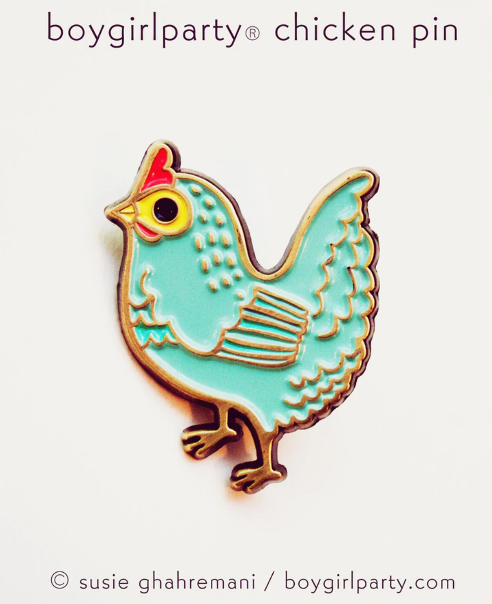 Enamel Pin: Chicken