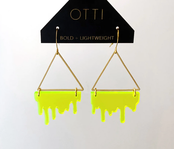 OTTI Slime Triangle Fluorescent Green