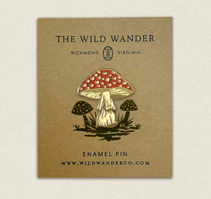 Enamel Pin: Mushroom