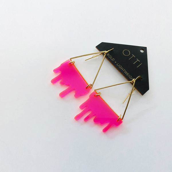 OTTI Slime Triangle Fluorescent Pink