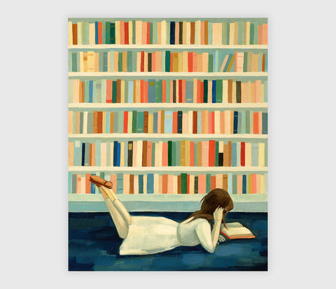 ART PRINT: I Saw Her In The Library - Emily Winfield Martin