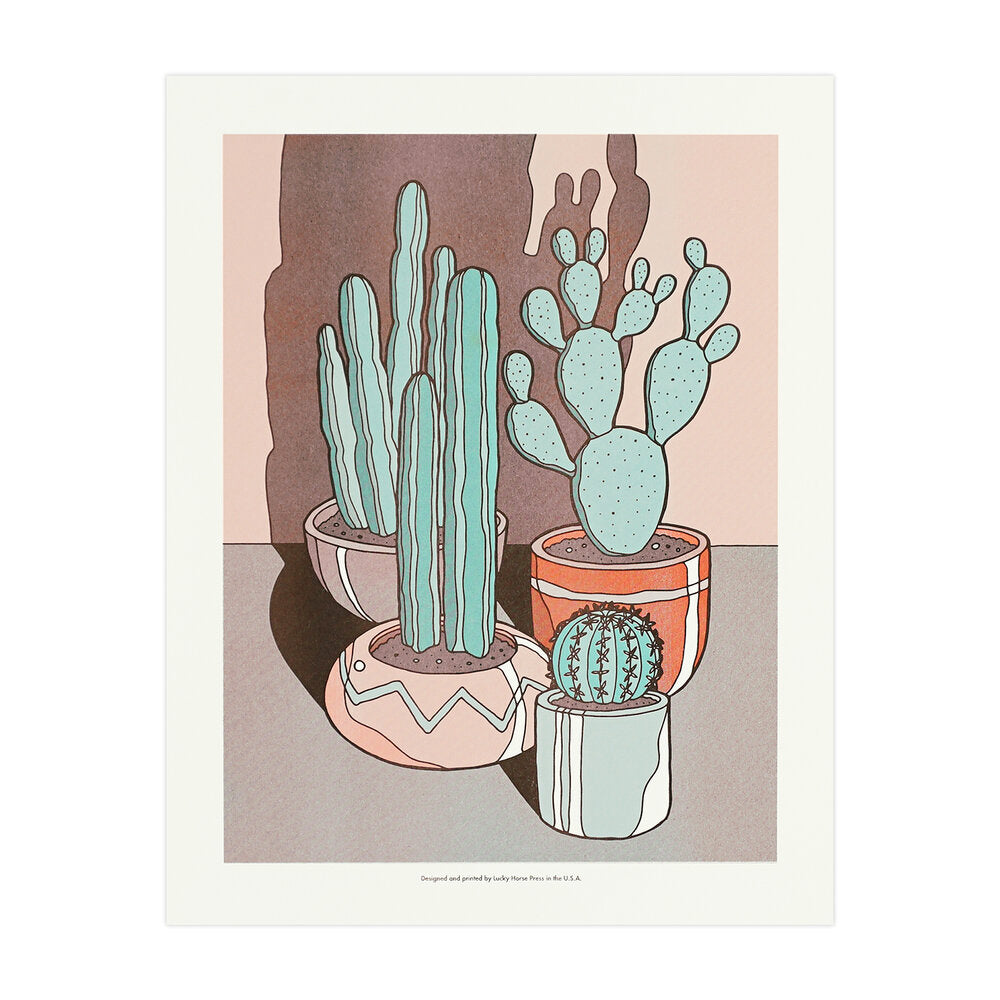 ART PRINT: Sunny Cacti