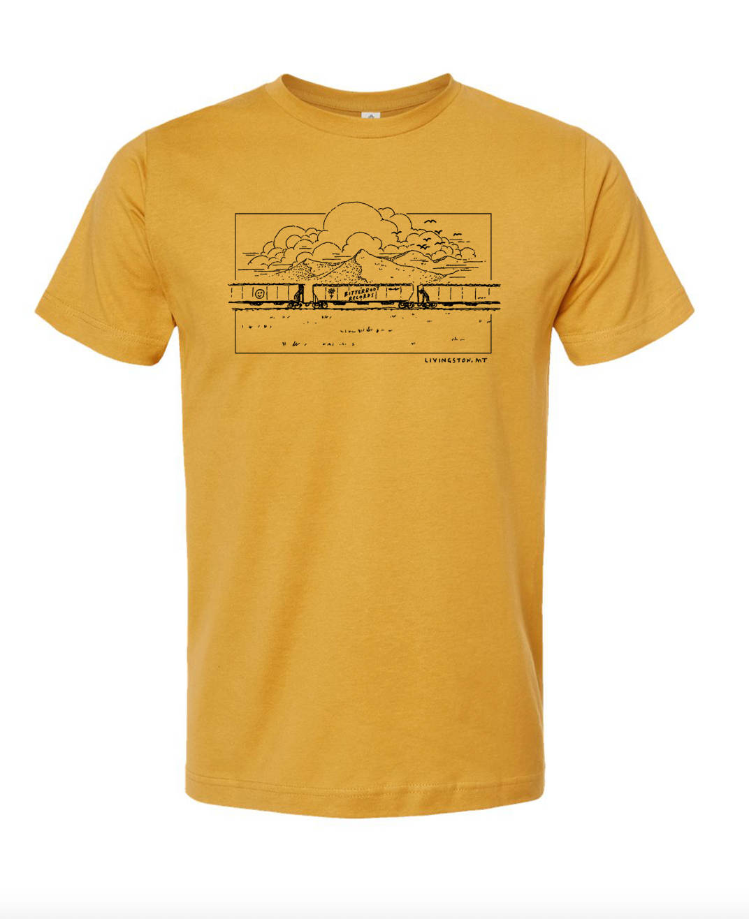 Bitterroot Records T-shirt (Ginger)