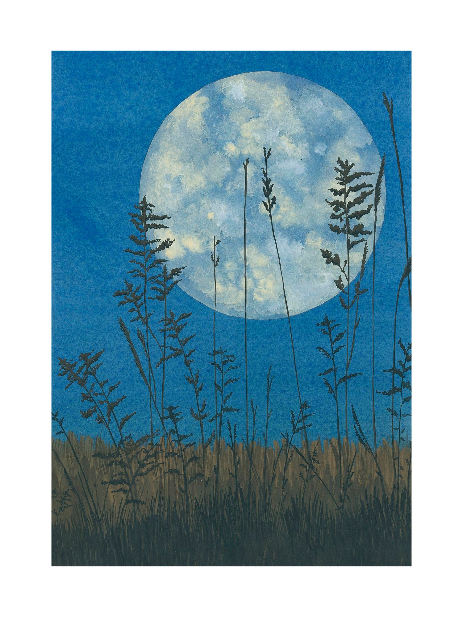 ART PRINT: Harvest Moon - by Heather Sundquist Hall