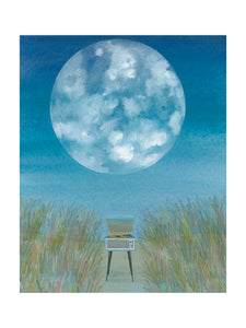 ART PRINT: January Moon - by Heather Sundquist Hall