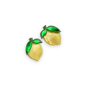 Vinca Earrings - Lemons
