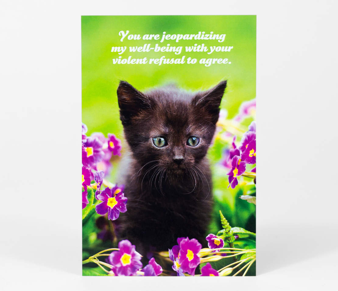 Postcard: Violent Refusal To Agree