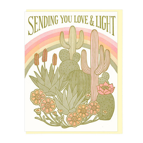 Sympathy Card: Love and Light