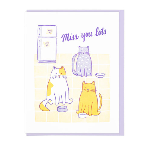 Greeting Card: Miss You Lots