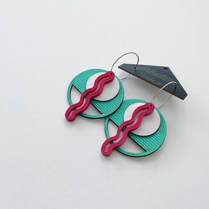 OTTI Squiggle Palm Springs Earrings