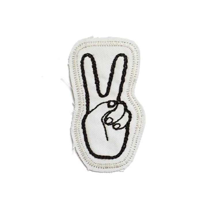 Patch: Peace (White)