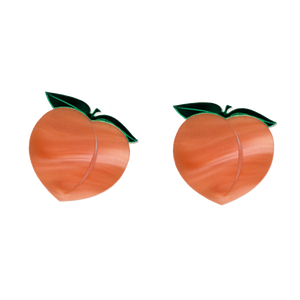 Vinca Earrings - Peaches (XL)