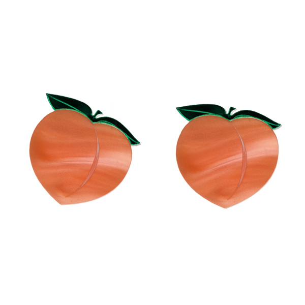 Vinca Earrings - Peaches (XL)