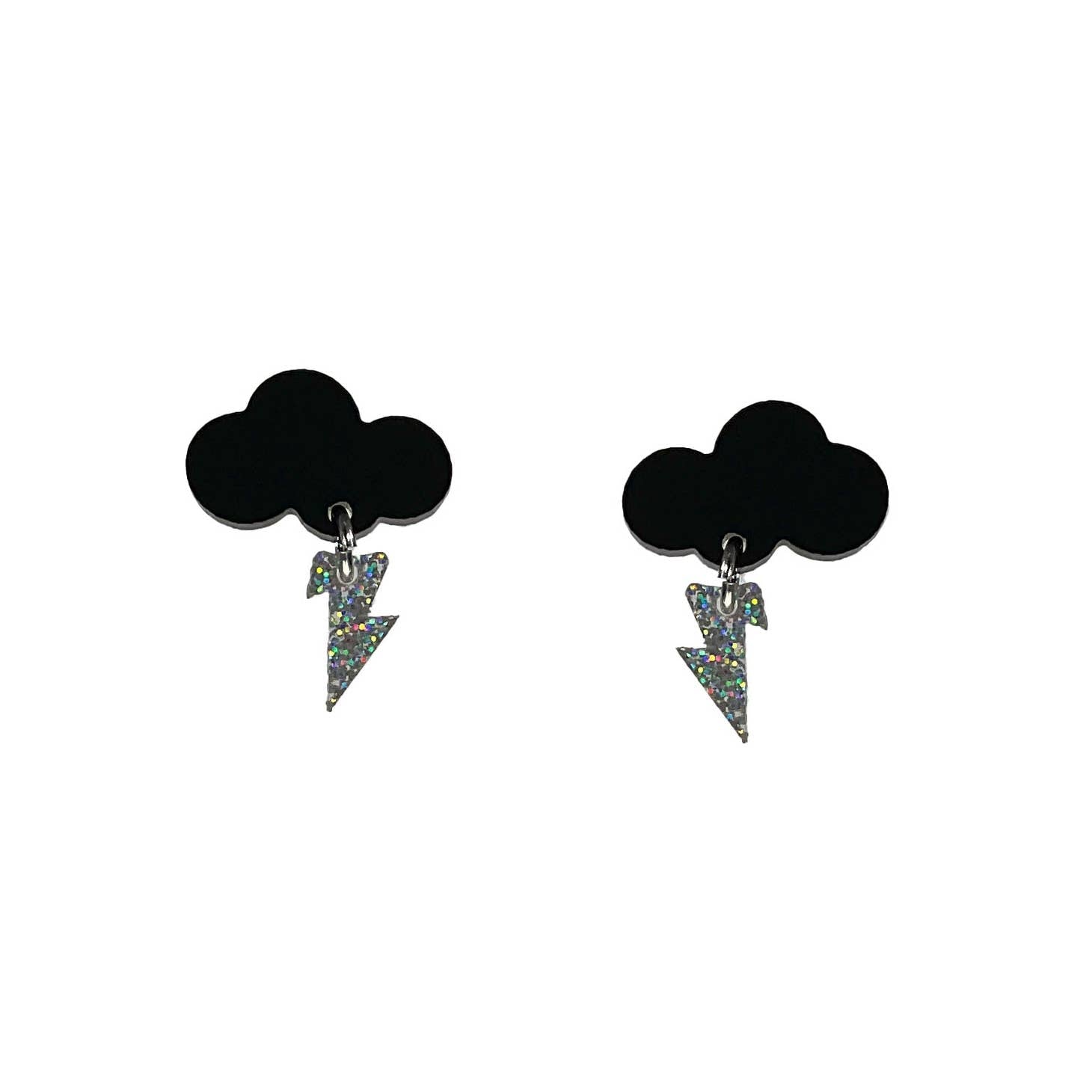 Vinca Earrings - Rain Clouds