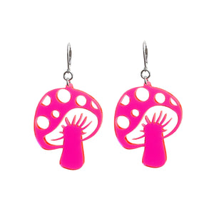 Vinca Earrings - Shrooms