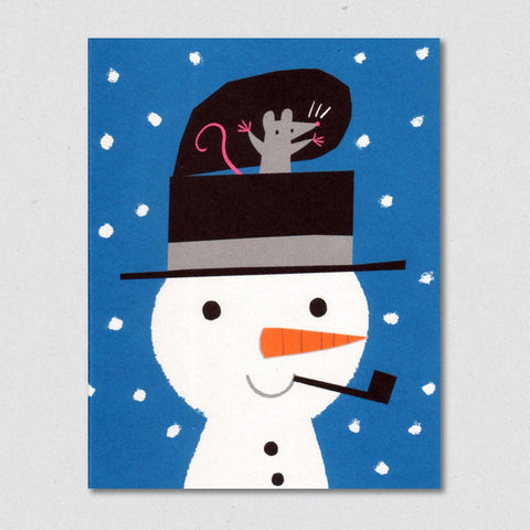 Holiday Card: Snowman Surprise