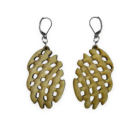 Vinca Earrings - Waffle Fries