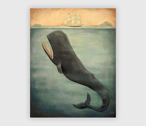 Copy of ART PRINT: Whale - Emily Winfield Martin
